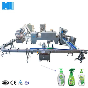 Máy móc đổ chai dầu gội tự động
