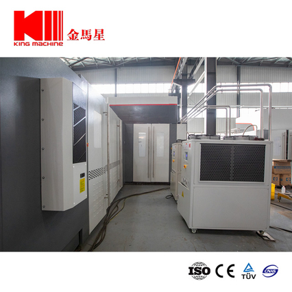 PET đóng chai thổi vào máy đóng nắp cho nước