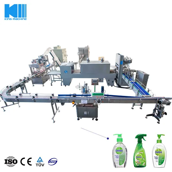 Dòng chất khử trùng và đóng gói tay cao tốc độ cao