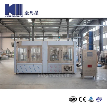 King Machine Tự động 3 trong 1 Chai PET Nước giải khát Nước uống uống Nước Soda Nước làm đầy