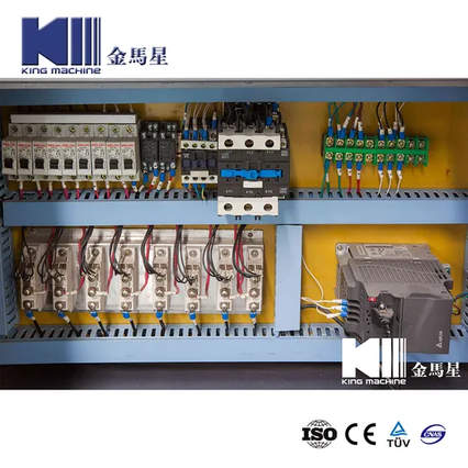 Máy làm chai nước bán tự động Chai nhựa vật nuôi thổi máy 20L 20 lít