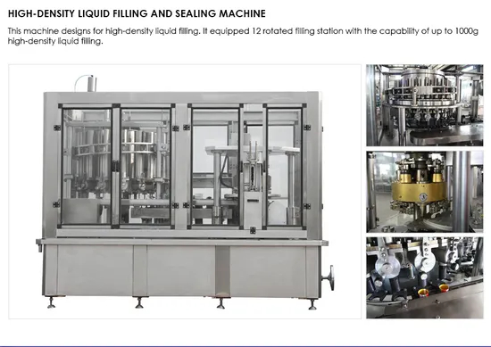 Máy làm đầy nước sốt nóng tự động cho chai thủy tinh & chai thú cưng