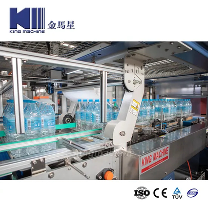 Máy bọc co lại cho chai nhựa / máy đóng gói có khay