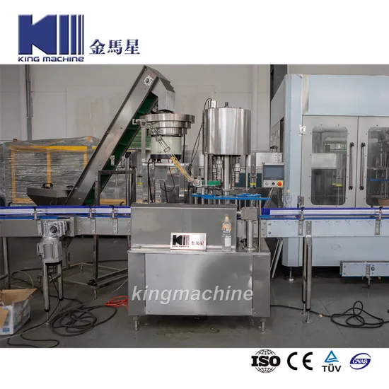 Tự động quay 3 trong 1 Máy làm đầy nước đóng chai nhựa PET