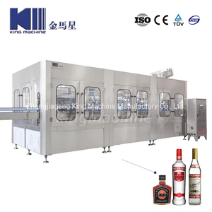 8000bph Automatic chất lỏng rượu vang uống rượu vang đầy