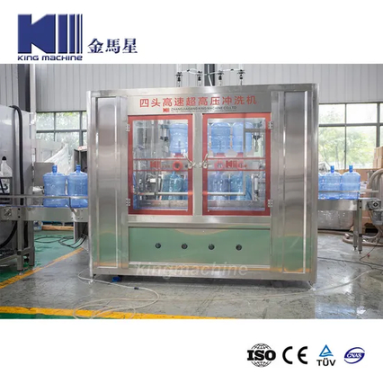 Công suất dây chuyền sản xuất nước tự động đầy đủ 200bph và kích thước chai loại từ 19L đến 22L