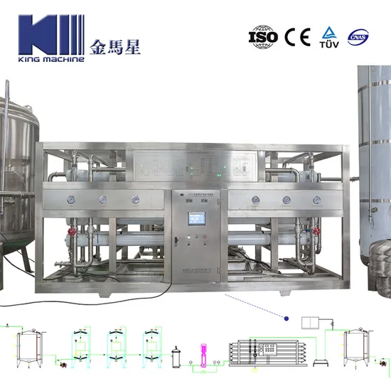 Trình xử lý nước và nhà máy đóng chai cho nhà máy nước